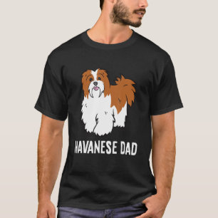 Havanese-Hundebesitzer Papa Havanese-Vater T-Shirt