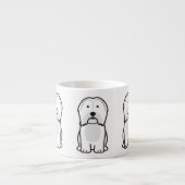 Havanese HundeCartoon Espressotasse (Vorderseite)
