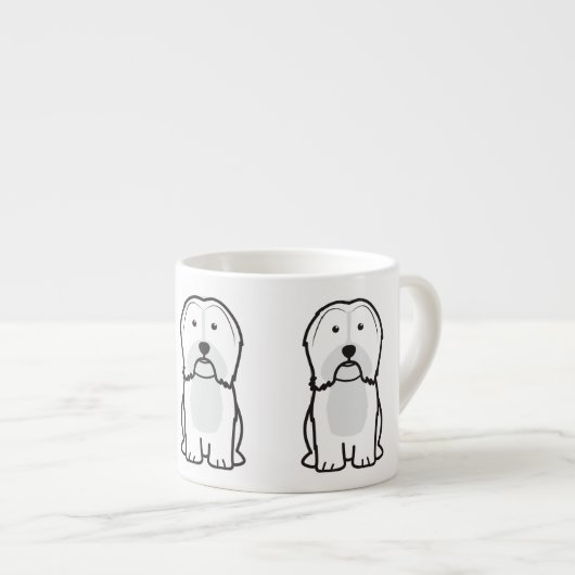 Havanese HundeCartoon Espressotasse (Vorderseite Rechts)