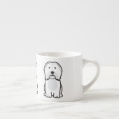 Havanese HundeCartoon Espressotasse (Rechts)