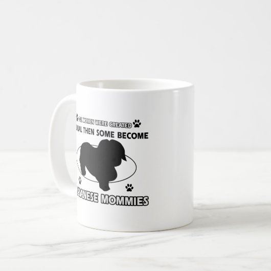 Havanese Hundeentwürfe Kaffeetasse (Vorderseite Links)