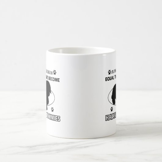 Havanese Hundeentwürfe Kaffeetasse (Mittel)