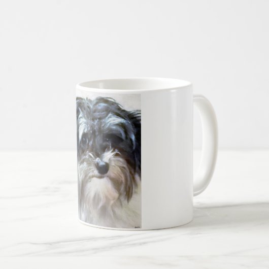 Havanese Hundewecker-Tasse Tasse (VorderseiteRechts)