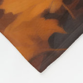 Havanese im Herbst Leaves Fall Inspiriert Fleecedecke (Ecke)