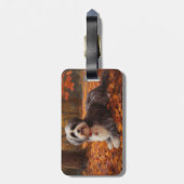 Havanese im Herbst Leaves Fall Inspiriert Gepäckanhänger (Rückseite vertikal)