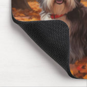 Havanese im Herbst Leaves Fall Inspiriert Mousepad (Ecke)