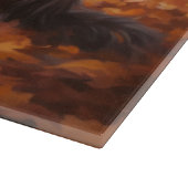 Havanese im Herbst Leaves Fall Inspiriert Schneidebrett (Ecke)