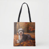 Havanese im Herbst Leaves Fall Inspiriert Tasche (Vorderseite)