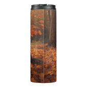 Havanese im Herbst Leaves Fall Inspiriert Thermosbecher (Rückseite)