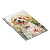 Havanese Journal - Watercolor Dog Notebook Notizblock (Rechte Seite)