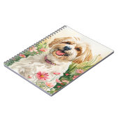 Havanese Journal - Watercolor Dog Notebook Notizblock (Linke Seite)