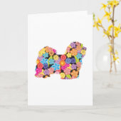 Havanese Karte (Gelbe Blume)