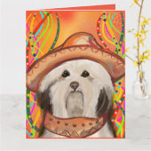 HAVANESE KARTE (Gelbe Blume)