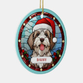 Havanese Keramik Circle Ornament (Rechts)