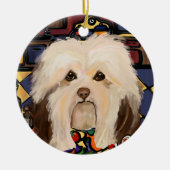 HAVANESE KERAMIK ORNAMENT (Vorne)