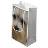 Havanese Kleine Geschenktüte (Rückseite Schrägansicht)