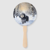 Havanese Let It Snow Weihnachten Fächer (Vorderseite)