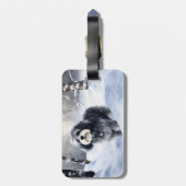 Havanese Let It Snow Weihnachten Gepäckanhänger (Rückseite vertikal)