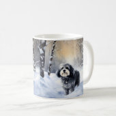Havanese Let It Snow Weihnachten Kaffeetasse (VorderseiteRechts)