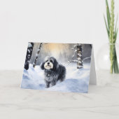 Havanese Let It Snow Weihnachten Karte (Vorderseite)