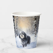 Havanese Let It Snow Weihnachten Pappbecher (Vorderseite)
