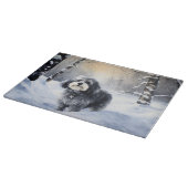 Havanese Let It Snow Weihnachten Schneidebrett (Ecke)