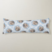 Havanese Malerei Silber Niedlich Original Haustier Seitenschläferkissen (Vorderseite)