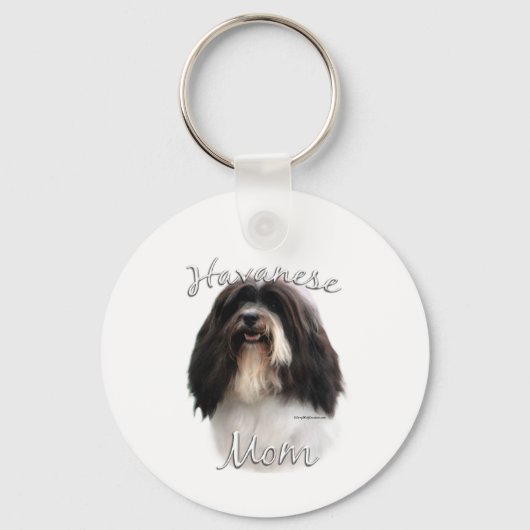 Havanese Mama 2 Schlüsselanhänger (Vorderseite)