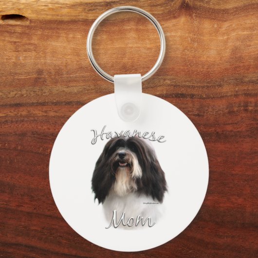 Havanese Mama 2 Schlüsselanhänger (Vorderseite)