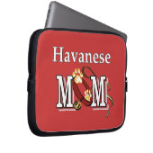 Havanese-Mama Laptopschutzhülle (Vorne Rechts)