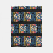 Havanese Mama Mother Retro Gifts Dog Mom  Fleecedecke (Vorderseite)