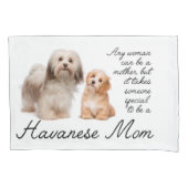 Havanese Mama Pillow Case Kissenbezug (Vorderseite)