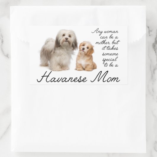 Havanese Mama Stickers (Tasche)