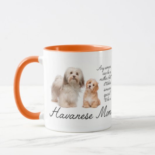 Havanese Mama-Tasse Tasse (Links)