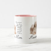 Havanese Mama-Tasse Zweifarbige Tasse (Mittel)