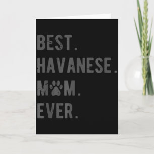 Havanese-Mama überhaupt - Lustiges Havanese-Hundef Karte