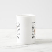 Havanese Merkmal-Knochen-China-Tasse Porzellantasse (Vorderseite)