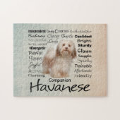 Havanese Merkmal-Puzzle Puzzle (Horizontal)