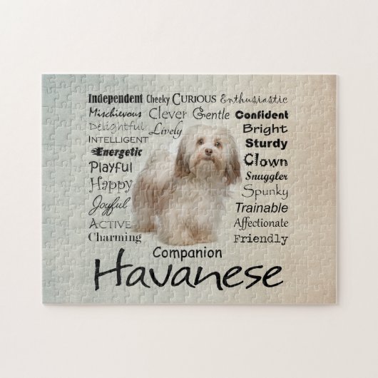 Havanese Merkmal-Puzzle Puzzle (Horizontal)