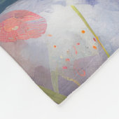 Havanese mit Ostereiern Fleecedecke (Ecke)