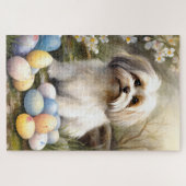 Havanese mit Ostereiern Puzzle (Horizontal)