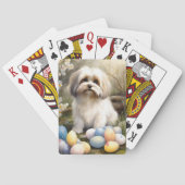 Havanese mit Ostereiern Spielkarten (Rückseite)