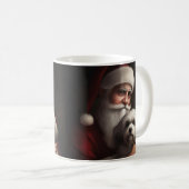 Havanese mit Weihnachtsmann Weihnachten Kaffeetasse (VorderseiteRechts)