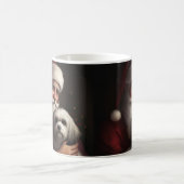 Havanese mit Weihnachtsmann Weihnachten Kaffeetasse (Mittel)