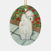 Havanese & Mohn Weihnachtsschmuck (Rechts)