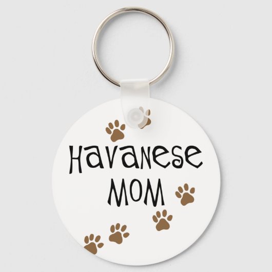 Havanese Mom Schlüsselanhänger (Vorderseite)