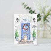 Havanese Moving Announction Postcard Postkarte (Stehend Vorderseite)