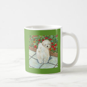 Havanese n Poppies Kunst, Dichtung und Musik Kaffeetasse