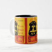 Havanese niedliche Hundekaffee-Tasse Zweifarbige Tasse (Vorderseite Links)
