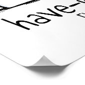 Havanese Off-Leash Art™ ist für Havanese ungeeigne Poster (Ecke)